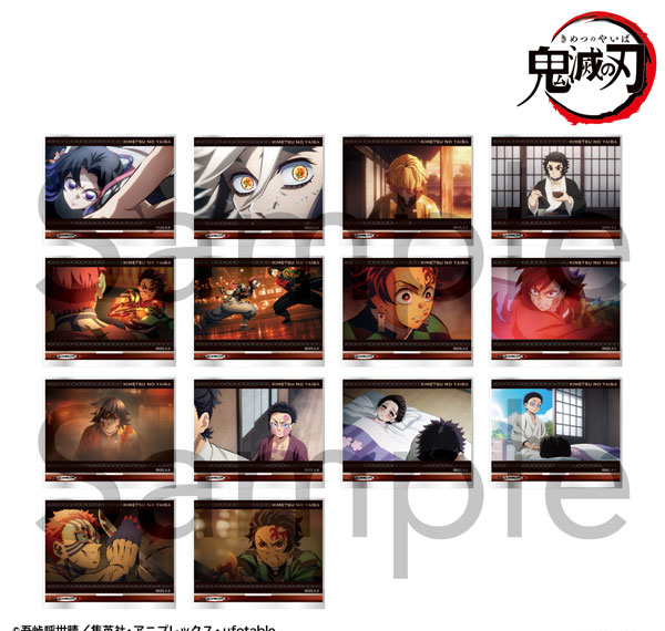 Philter, Inc. Anime "Demon Slayer: Kimetsu no Yaiba" Trading Mini Plate Stand 14Type Infinity Castle Arc Vol.2 Complete Set