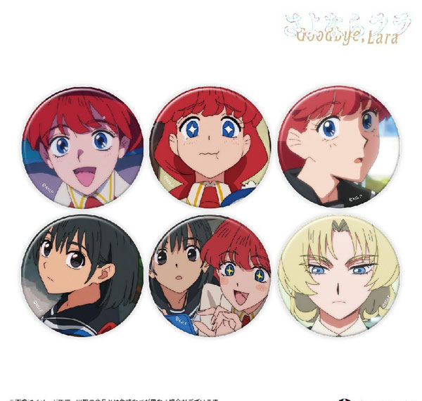 Anique TV Anime "Goodbye, Lala" Trading Scene Photo Tin Badge 6Pack BOX รูปภาพ 1