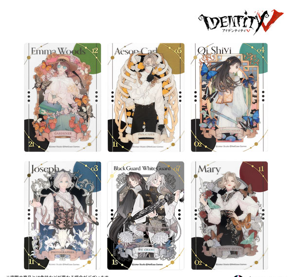 Anique "IdentityV" [Specimen Collection] Trading Foil Clear Card 6Pack BOX
