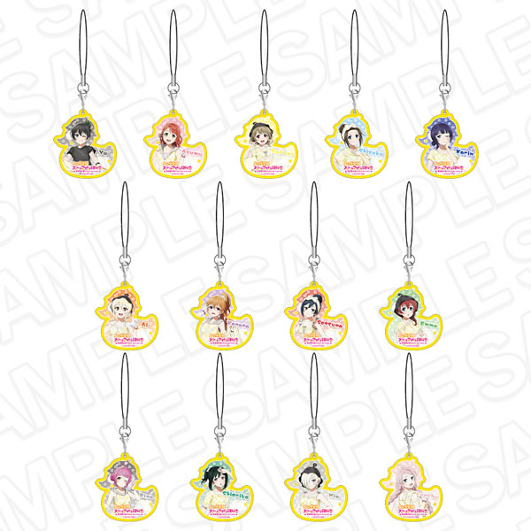 Contents Seed Love Live! Nijigasaki High School Idol Club Acrylic Charm Strap Sauna ver. 13Item Set
