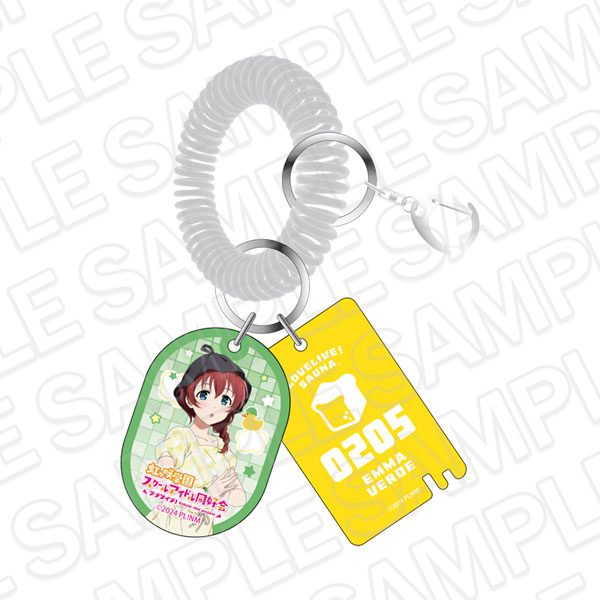 Contents Seed Love Live! Nijigasaki High School Idol Club Public Bath Style Keychain Emma Verde Sauna ver. 图片 1