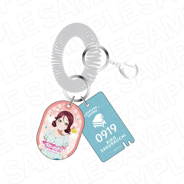 Contents Seed Love Live! Sunshine!! Public Bath Style Acrylic Keychain Riko Sakurauchi Sauna ver. image 1