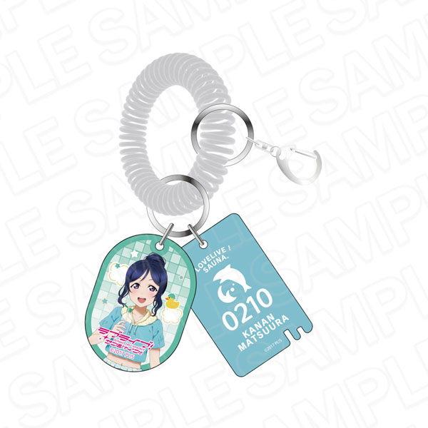 Contents Seed Love Live! Sunshine!! Public Bath Style Acrylic Keychain Kanan Matsuura Sauna ver. รูปภาพ 1
