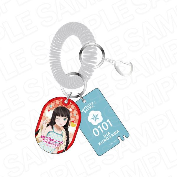 Contents Seed Love Live! Sunshine!! Public Bath Style Acrylic Keychain Dia Kurosawa Sauna ver.