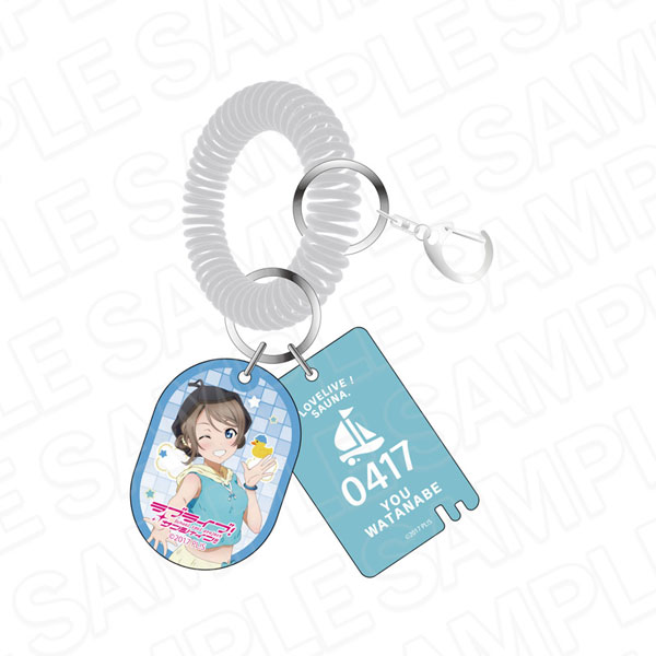 Contents Seed Love Live! Sunshine!! Public Bath Style Acrylic Keychain You Watanabe Sauna ver.