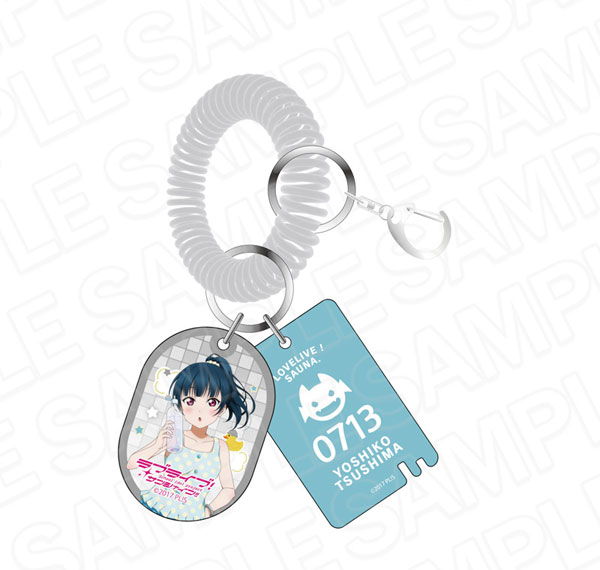 Contents Seed Love Live! Sunshine!! Public Bath Style Acrylic Keychain Yoshiko Tsushima Sauna ver. รูปภาพ 1