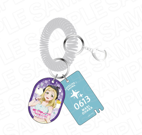 Contents Seed Love Live! Sunshine!! Public Bath Style Acrylic Keychain Mari Ohara Sauna ver. รูปภาพ 1