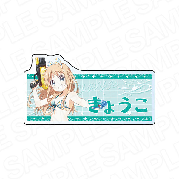 Contents Seed YuruYuri Acrylic Name Badge Kyoko Toshinou Swimsuit ver.