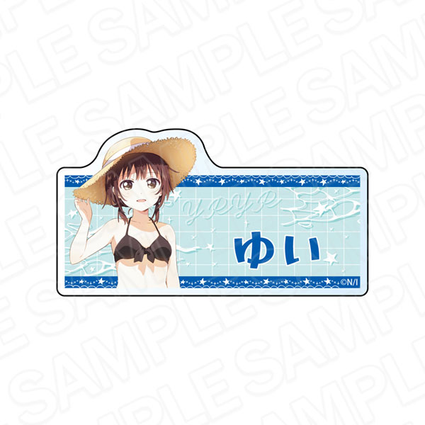 Contents Seed YuruYuri Acrylic Name Badge Yui Funami Swimsuit ver. Bild 1