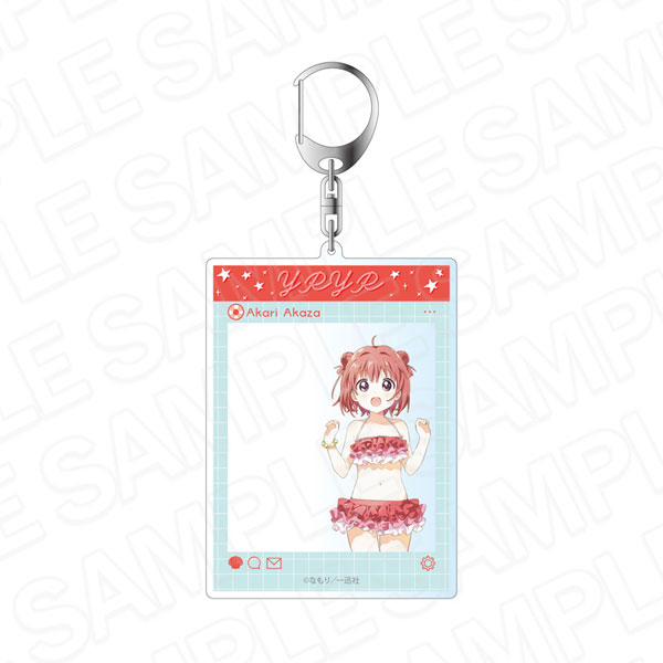 Contents Seed 유루유리 SNS 스타일 아크릴 키체인 아카자 아카리 수영복 ver.