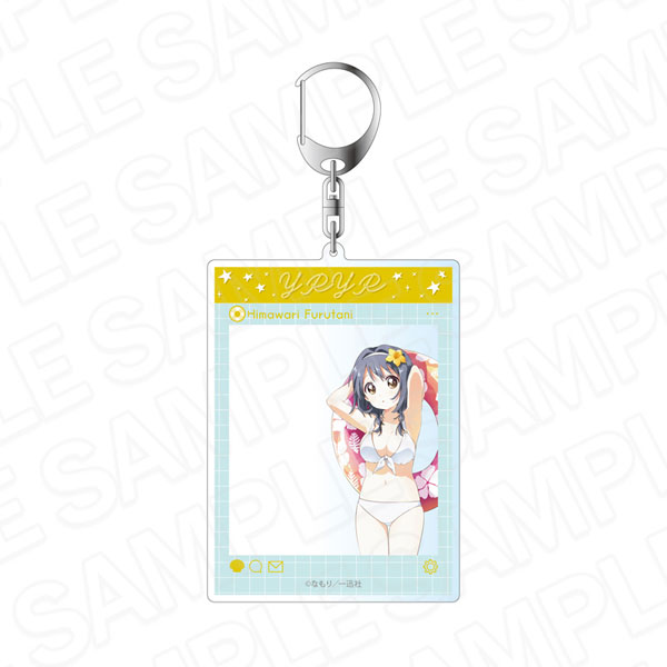 Contents Seed YuruYuri SNS Style Acrylic Keychain Himawari Furutani Swimsuit ver. image 1