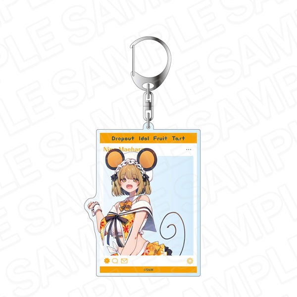 Contents Seed Dropout Idol Fruit Tart SNS Style Acrylic Keychain Nina Maehara 10th Anniversary Animal Sailor ver.