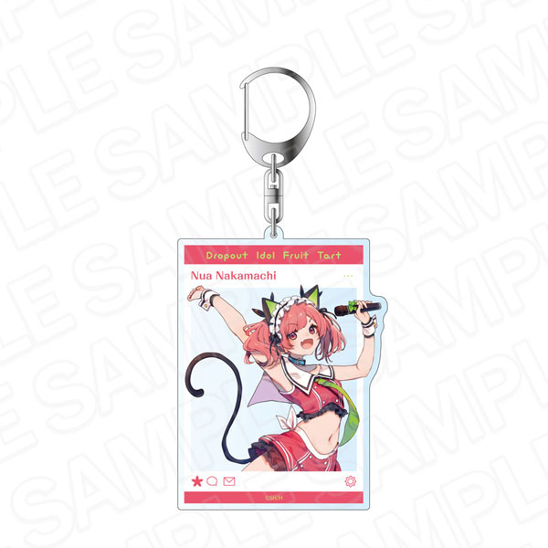 Contents Seed Dropout Idol Fruit Tart SNS Style Acrylic Keychain Nua Nakamashi 10th Anniversary Animal Sailor ver. image 1