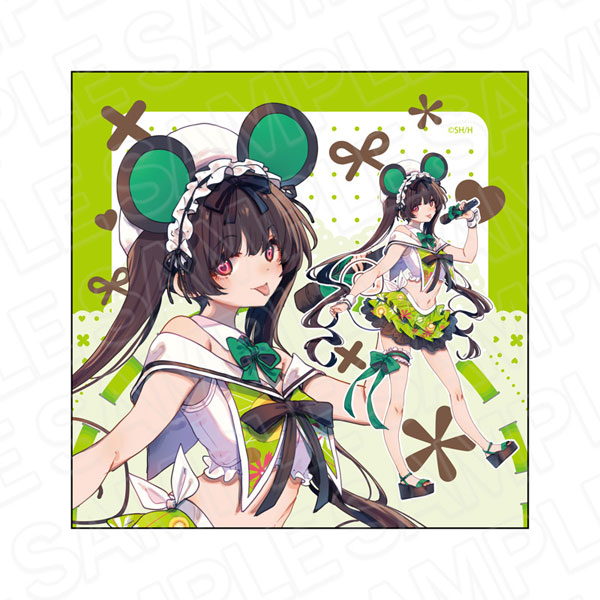 Contents Seed Dropout Idol Fruit Tart Microfiber Cloth Hemo Midori 10th Anniversary Animal Sailor ver. image 1