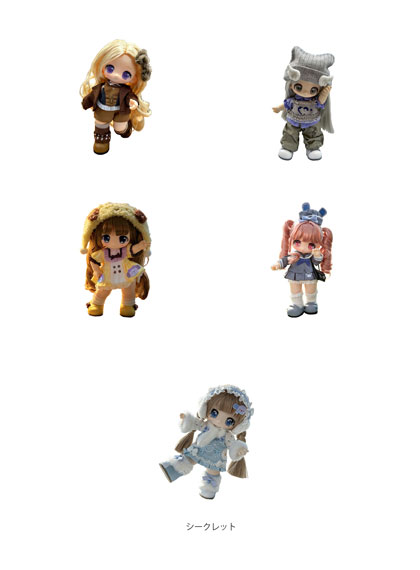 WALOSEEK(Wa Le Xun Chao) Honeini Kinda Cute Again Today Trading Doll 4Pack BOX