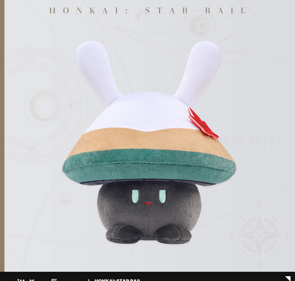 miHoYo Honkai: Star Rail Cap & Cottontail Series Plush Toy Keychain - Bugudan Bild 1