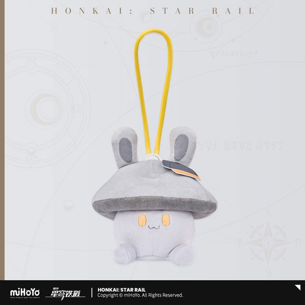 miHoYo Honkai: Star Rail Cap & Cottontail Series Plushie Headphone Case - Grayie Shroom