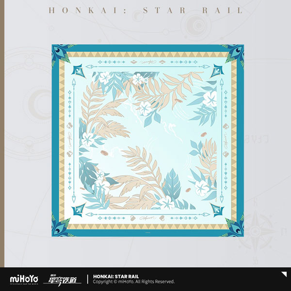 miHoYo Honkai: Star Rail Character Impression Series Square Handkerchief - Aventurine / Waveflair
