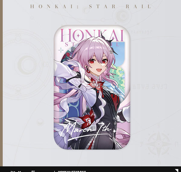 miHoYo Honkai: Star Rail Autumn Celebration Series Tinplate Badge - March 7th