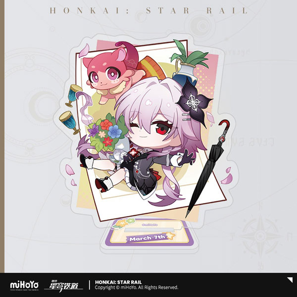 miHoYo Honkai: Star Rail Autumn Celebration Series Chibi Acrylic Stand - March 7th imagen 1