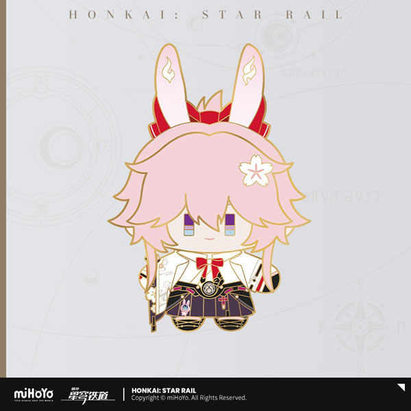 miHoYo Honkai: Star Rail Chibi Series Metal Badge - Evanescia imagen 1
