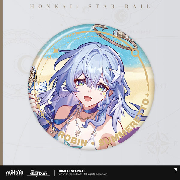 miHoYo Honkai: Star Rail Character Portrait Series Tinplate Badge - Robin Summeretto