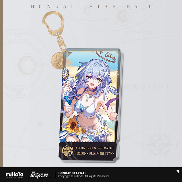 miHoYo Honkai: Star Rail Character Portrait Series Acrylic Keychain - Robin Summeretto