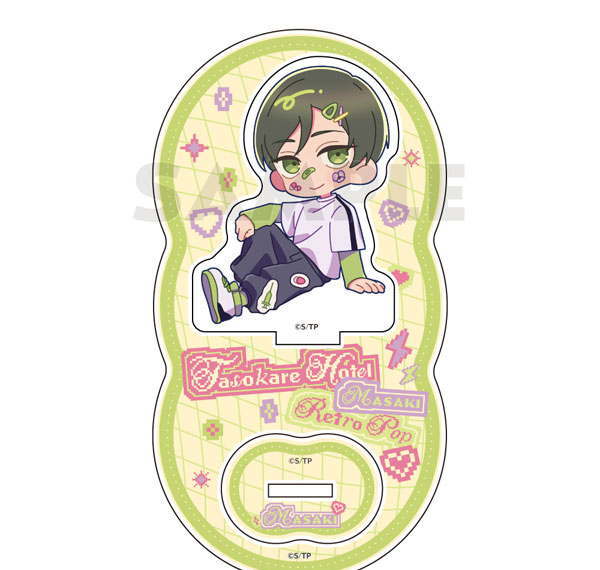 Parflette [TV Anime "Tasokare Hotel"] Acrylic Stand (Masaki Oosoto / Retro Pop) รูปภาพ 1