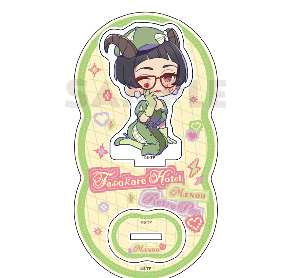 Parflette [TV Anime "Tasokare Hotel"] Acrylic Stand (Menou / Retro Pop)