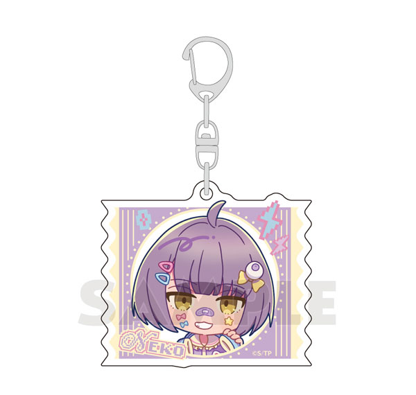 Parflette [TV Anime "Tasokare Hotel"] Acrylic Keychain (Neko Tsukahara / Retro Pop) Bild 1