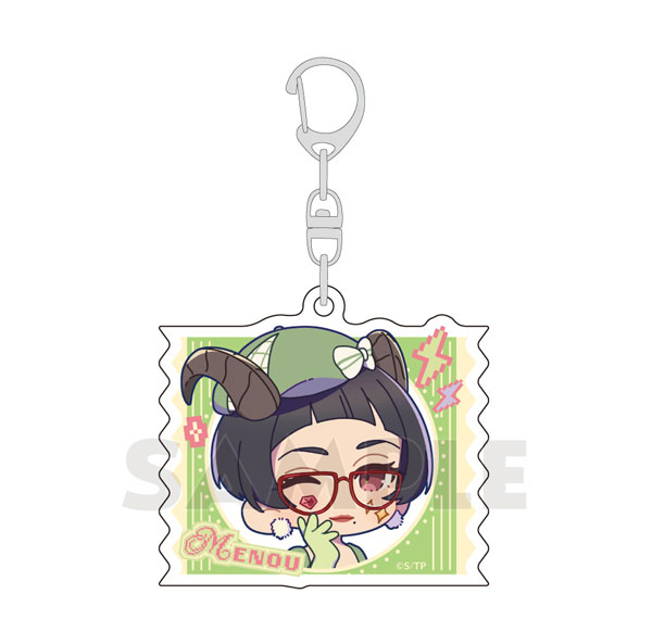 Parflette [TV Anime "Tasokare Hotel"] Acrylic Keychain (Menou / Retro Pop) รูปภาพ 1