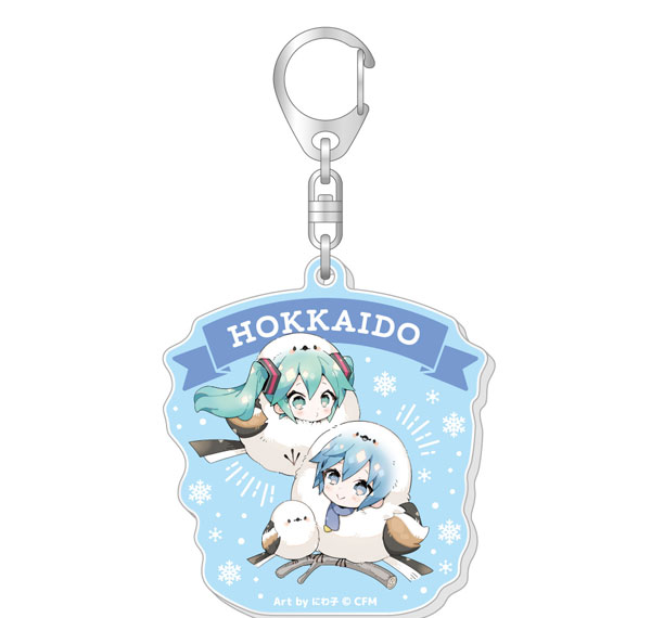 Caravan Hatsune Miku Local Acrylic Keychain Hokkaido ver. Bild 1