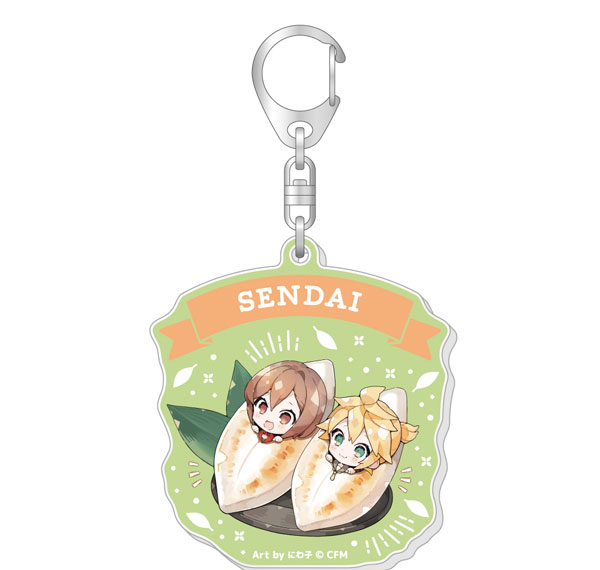 Caravan Hatsune Miku Local Acrylic Keychain Tohoku ver. รูปภาพ 1