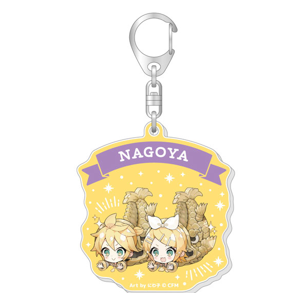 Caravan Hatsune Miku Local Acrylic Keychain Nagoya ver. รูปภาพ 1