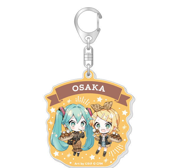 Caravan Hatsune Miku Local Acrylic Keychain Osaka ver. Bild 1