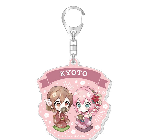 Caravan Hatsune Miku Local Acrylic Keychain Kyoto ver. Bild 1