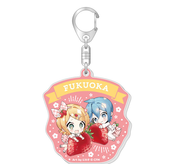 Caravan Hatsune Miku Local Acrylic Keychain Shikoku / Kyushu ver. Bild 1