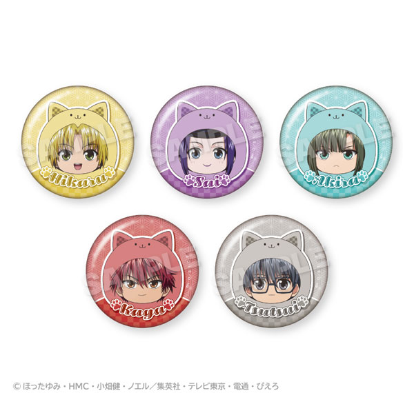 Stella Notes TV Anime "Hikaru no Go" Marumates Trading Tin Badge 5Pack BOX