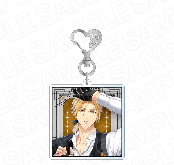 Contents Seed Stand My Heroes Hologram Acrylic Keychain Hands in Black Koya Kirishima