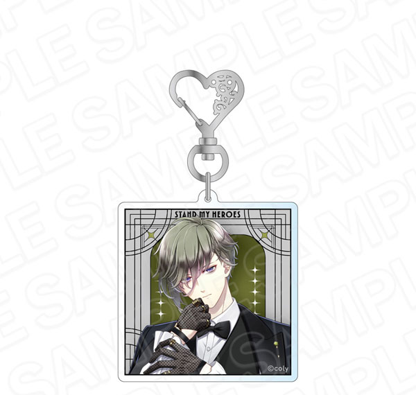 Contents Seed Stand My Heroes Hologram Acrylic Keychain Hands in Black Isagi Houshou