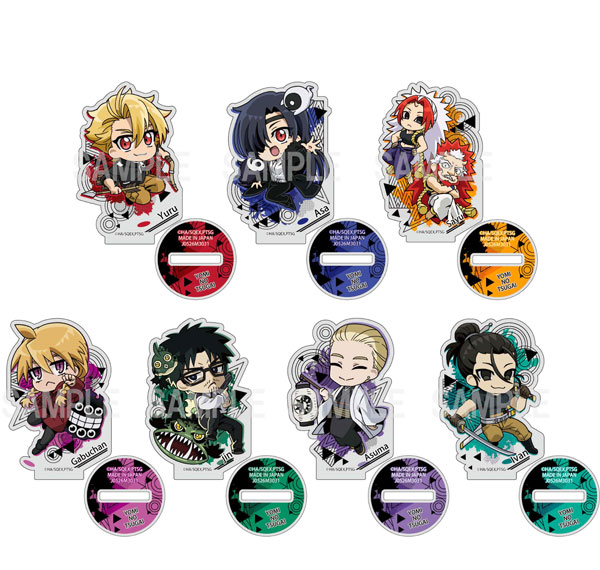 Takara Tomy A.R.T.S PyonColle Daemons of the Shadow Realm Trading Acrylic Stand 7Pack BOX