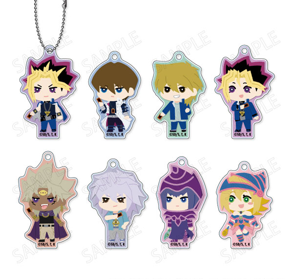 XEBEC Yu-Gi-Oh! Duel Monsters MofuMofu Acrylic Keychain 8Pack BOX
