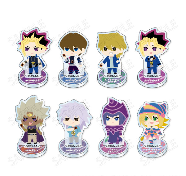 XEBEC Yu-Gi-Oh! Duel Monsters MofuMofu Mini Acrylic Stand 8Pack BOX