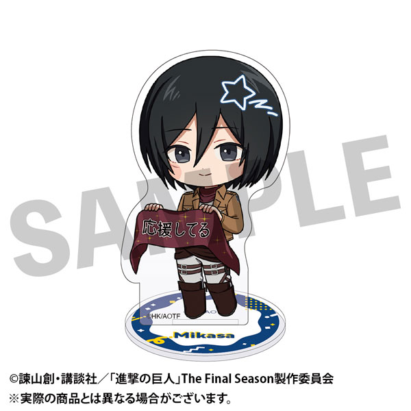 DMM.com Attack on Titan Furefriends Acrylic Stand Mikasa