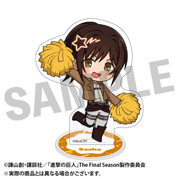 DMM.com Attack on Titan Furefriends Acrylic Stand Sasha imagen 1