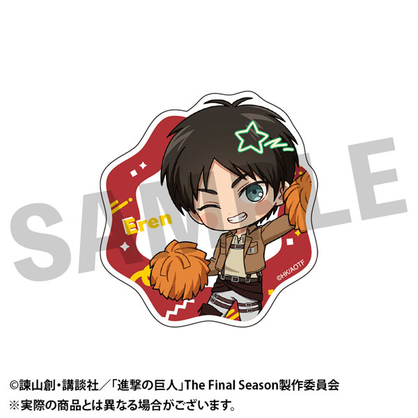 DMM.com Attack on Titan Furefriends Sticker Eren