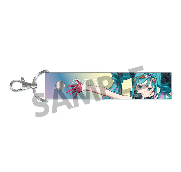 Hobby Stock Racing Miku 2026 Key Visual 2 Ver. Aurora Tape Keychain Bild 1