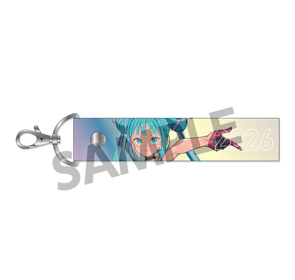 Hobby Stock Racing Miku 2026 Sepang Ver. Aurora Tape Keychain รูปภาพ 1
