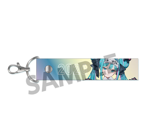 Hobby Stock Racing Miku 2026 Cafe Ver. Aurora Tape Keychain Bild 1