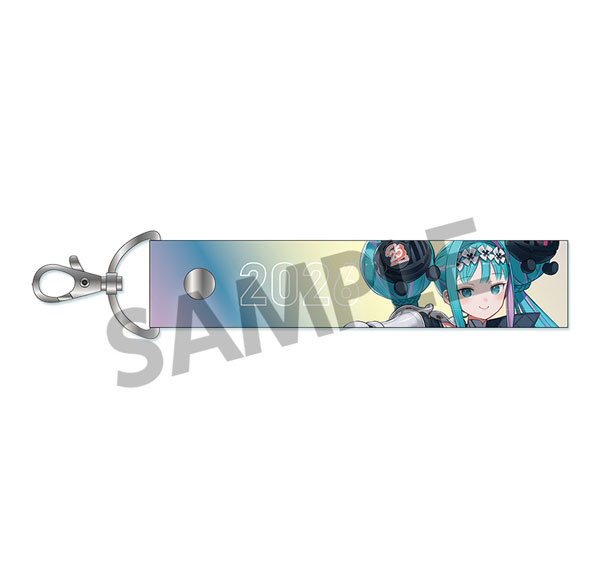 Hobby Stock Racing Miku 2026 GSC 25th Ver. Aurora Tape Keychain รูปภาพ 1